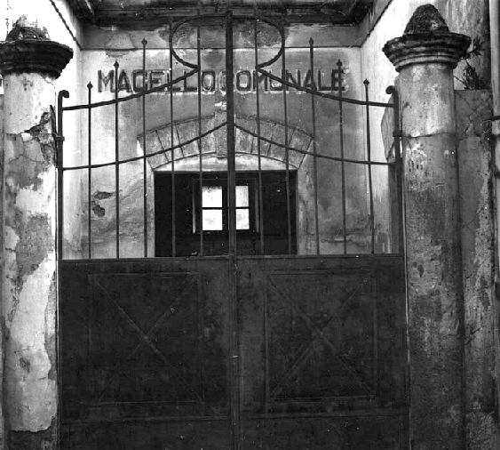 Gioiosa Marea - Macello Comunale in foto dell'epoca