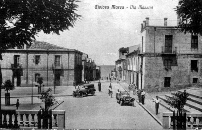 Antichissima foto di Via Mazzini a Gioiosa Marea